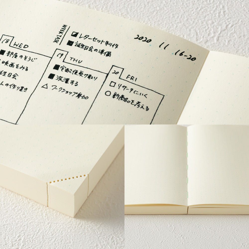 MD Paper Journal Codex - A5 - Pointillé - Blanc - 4902805152648