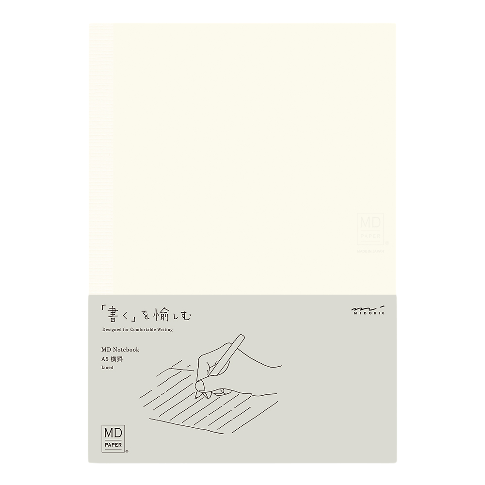 MD Paper Notebook - A5 - Ligné - Blanc - 4902805152945