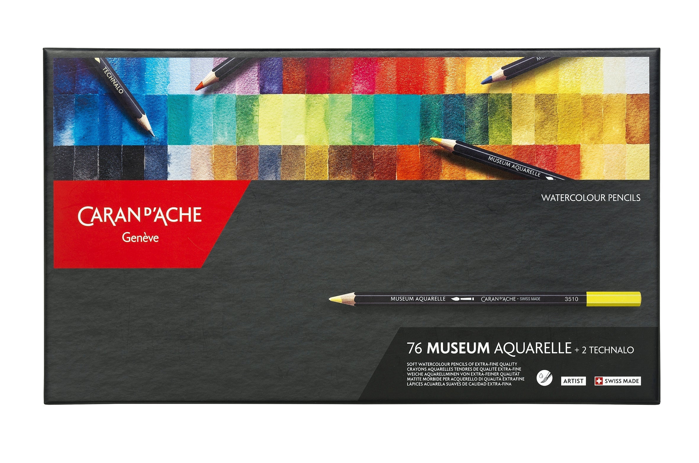 MUSEUM Aquarelle - Boîte 76 Couleurs - 7630002335461