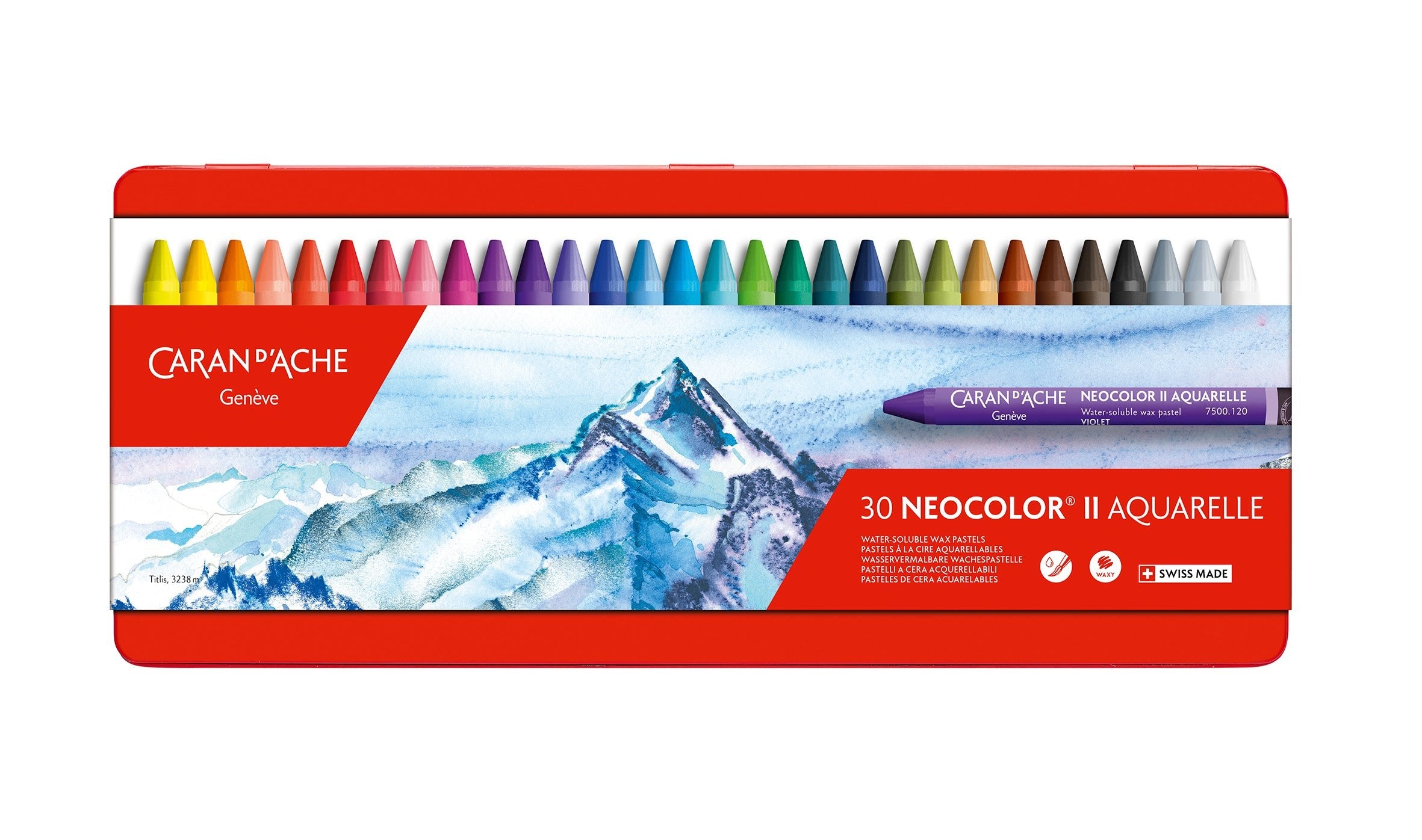 NEOCOLOR II - Boîte Métal 30 Pastels - 7610186243301