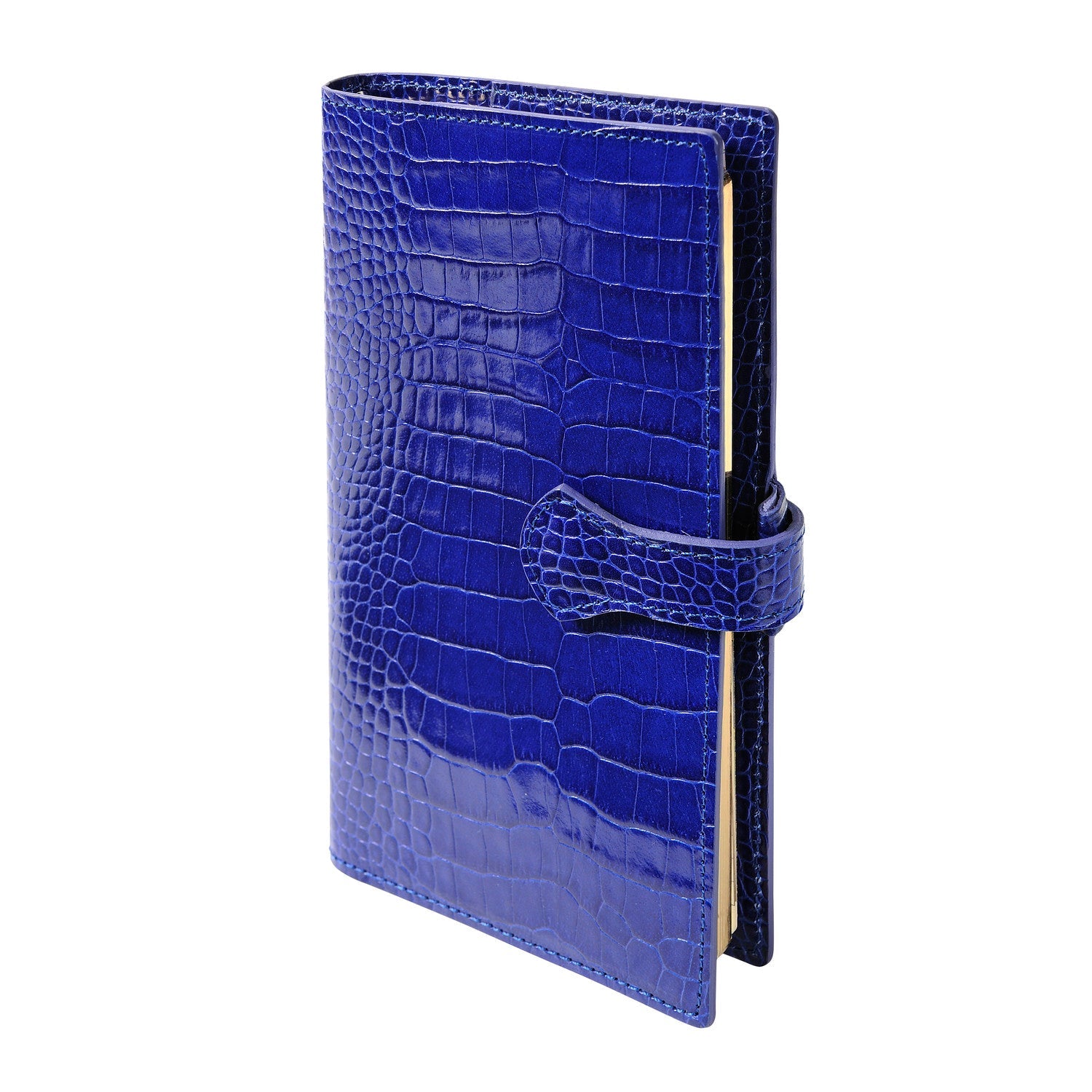 Organiseur Mignon AK18 Croco Savannah - 18.5 x 10.8 cm - 1 semaine + notes - Bleu -