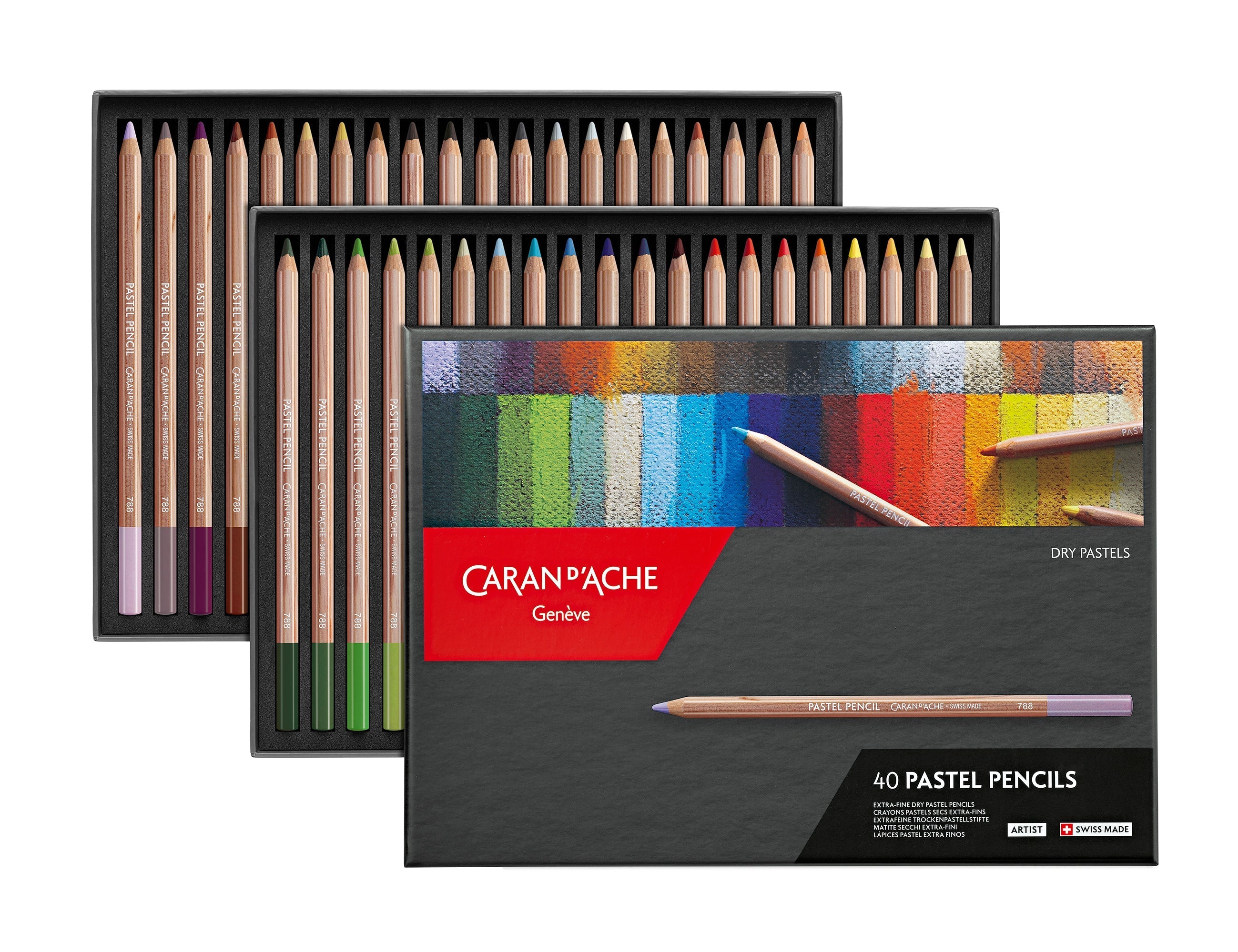 PASTEL PENCILS - Boîte 40 Couleurs - 7630002324687