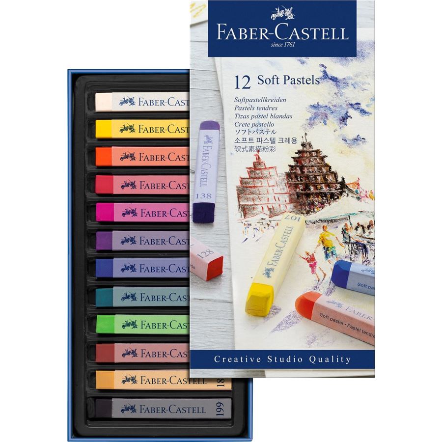 Pastels Tendres - Boîte 12 Pastels - 4005401283126