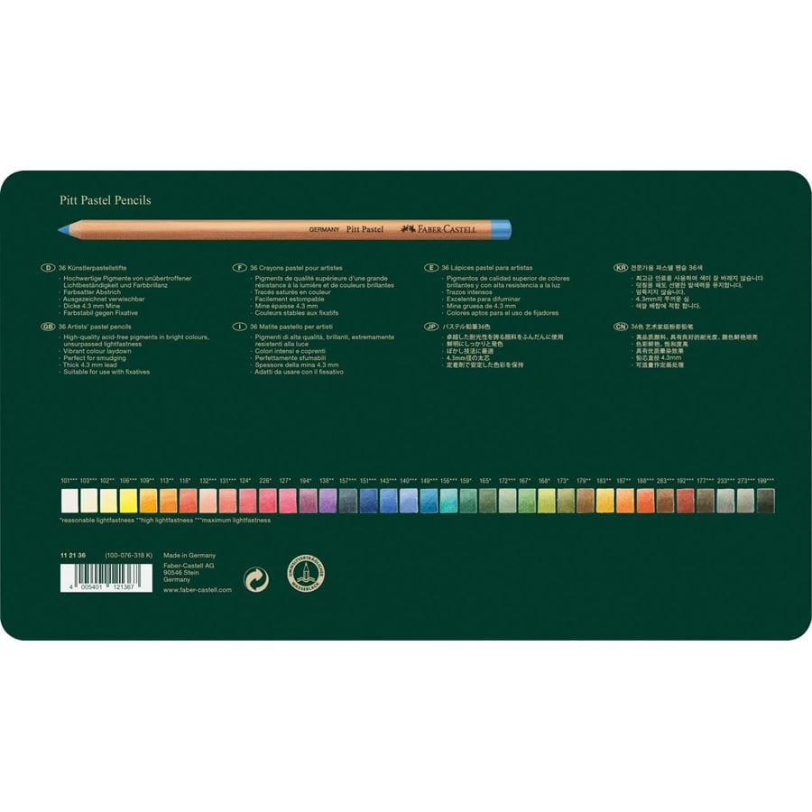 PITT PASTEL - Boîte Métal 36 Couleurs - 4005401121367