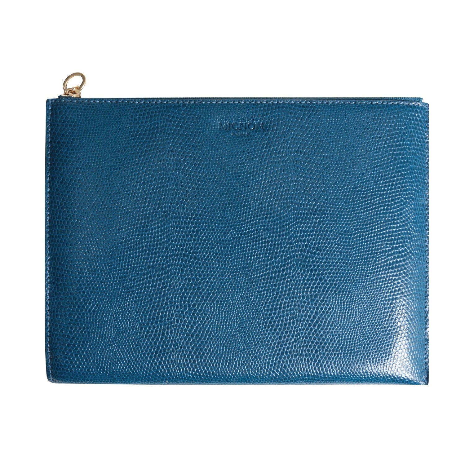 Pochette Mignon Bornéo - Bleu Canard - -