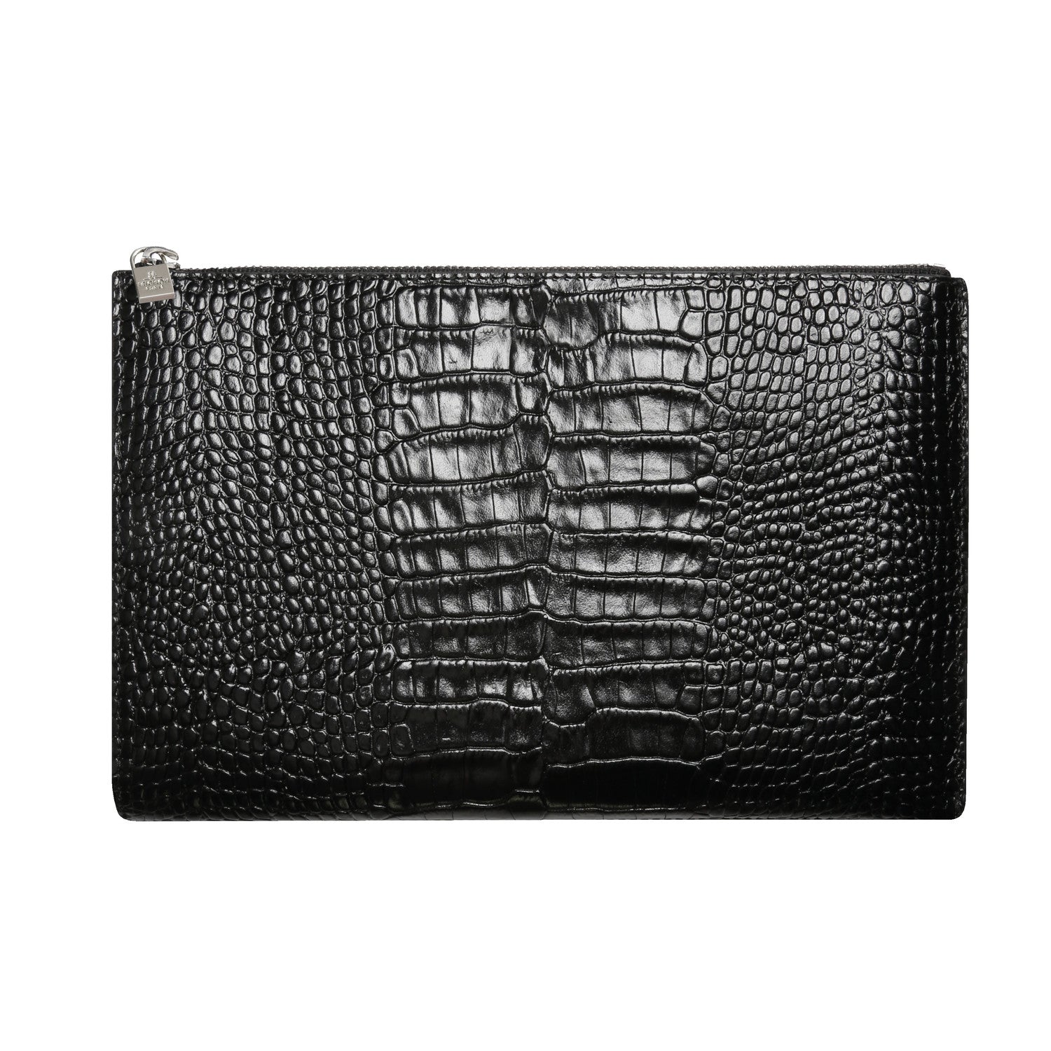 Pochette Mignon Croco Savannah - Noir - -