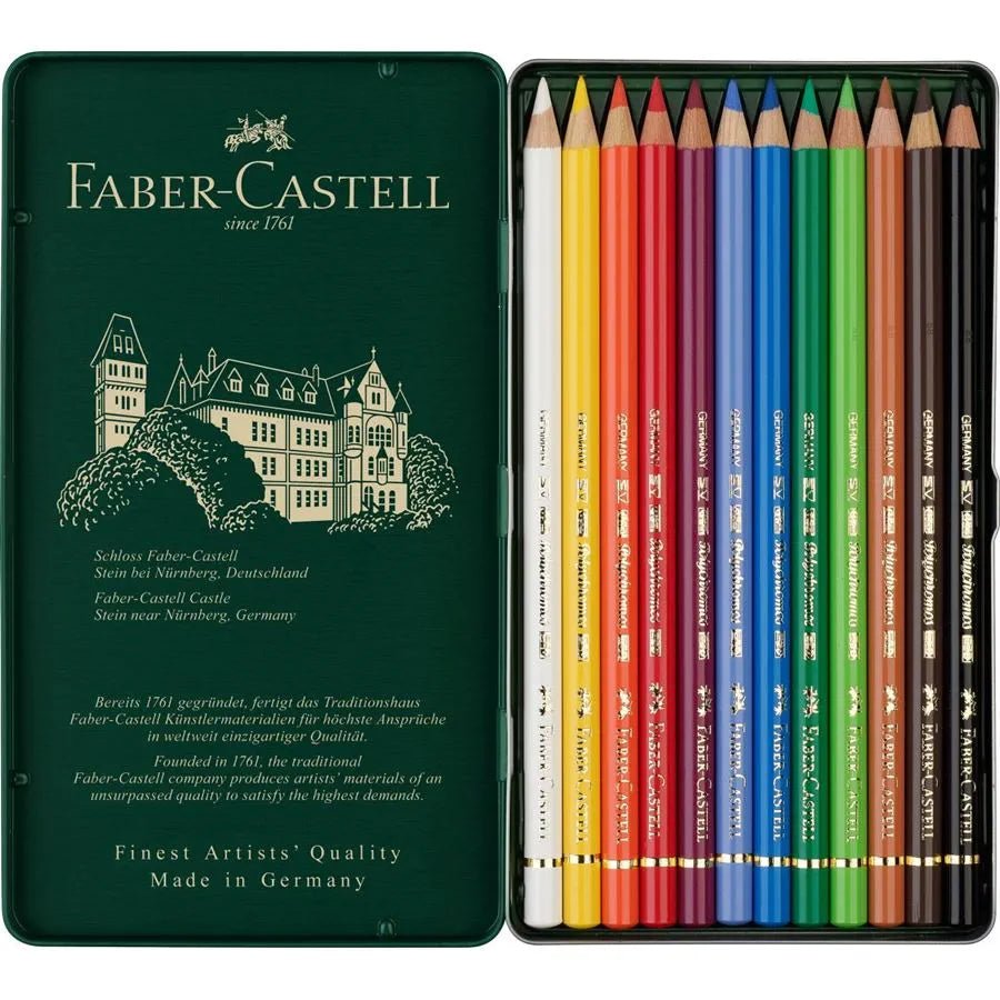 POLYCHROMOS - Boîte Métal 12 Couleurs - 4005401100126