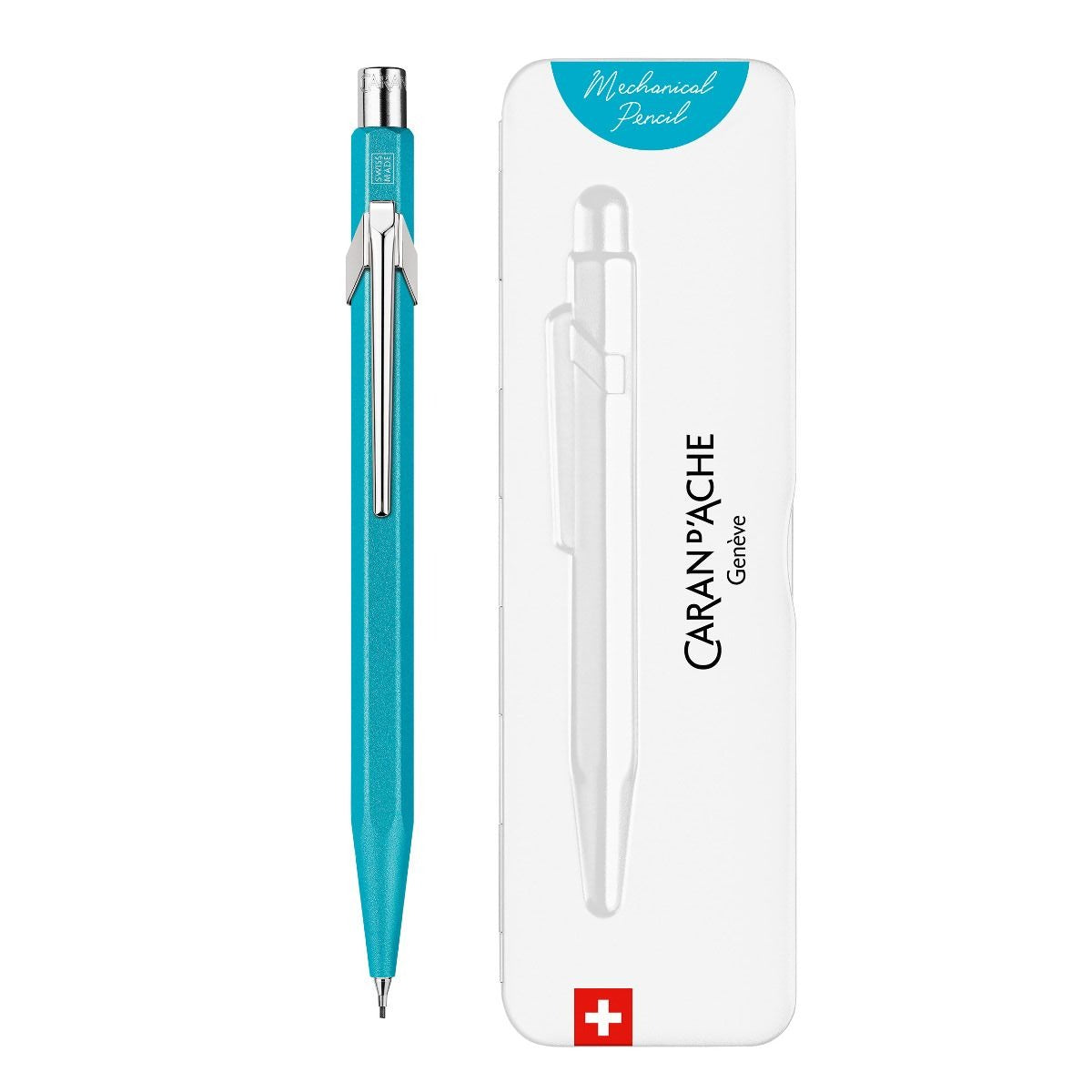 Porte-mine CARAN D'ACHE 849 Colormat-X - 0.7 - Turquoise - 7630002353489
