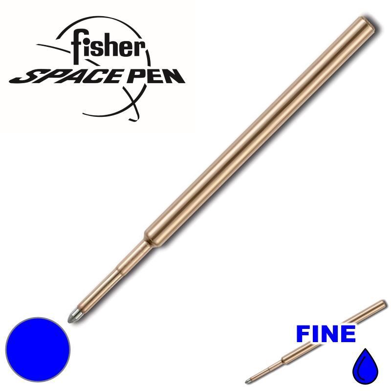 Recharge FISHER SPACE stylo bille - Fine (F) - Bleu - 747609111118