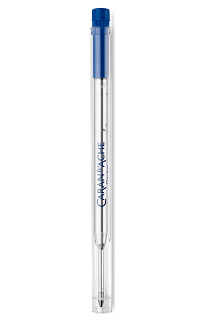 Recharge Goliath CARAN D'ACHE stylo bille - Fine (F) - Bleu - 7610186911606