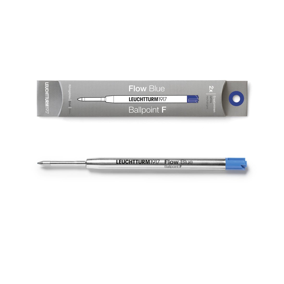 Recharge LEUCHTTURM1917 Drehgriffel Nr. 1 - Fine (F) - Bleu Roi - 4004117635786