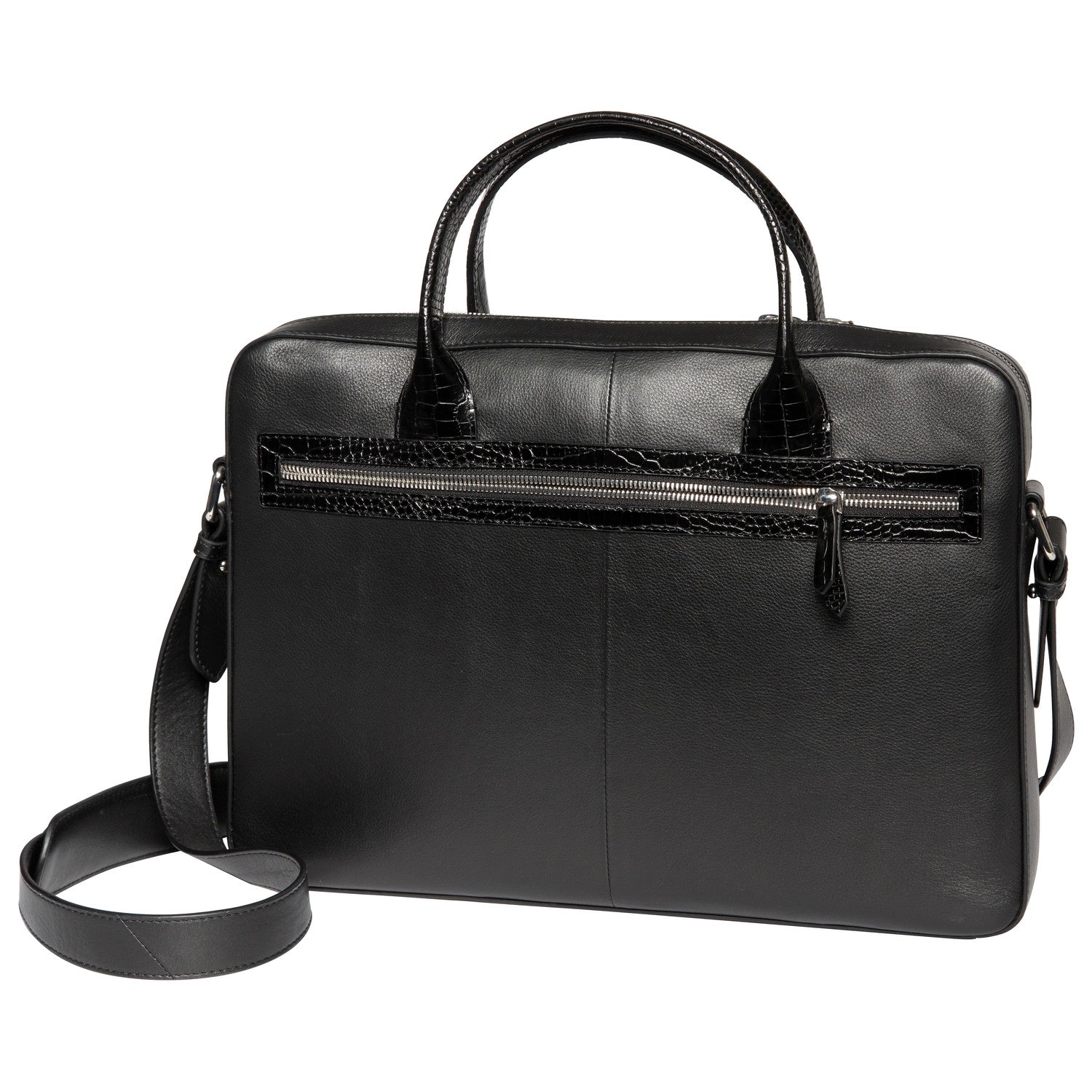 Sacoche Mignon Croco Savannah - Noir - -