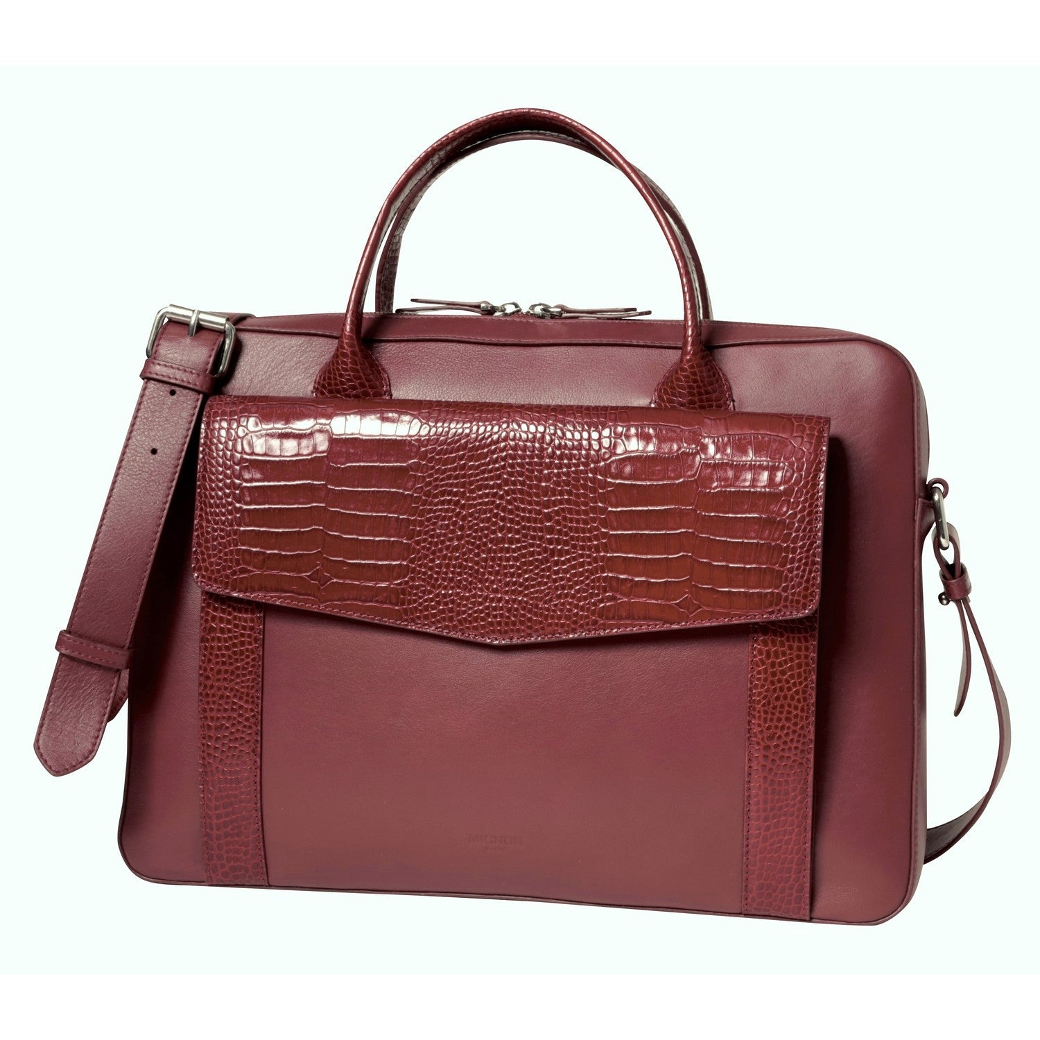Sacoche Mignon Croco Savannah - Rouge - -