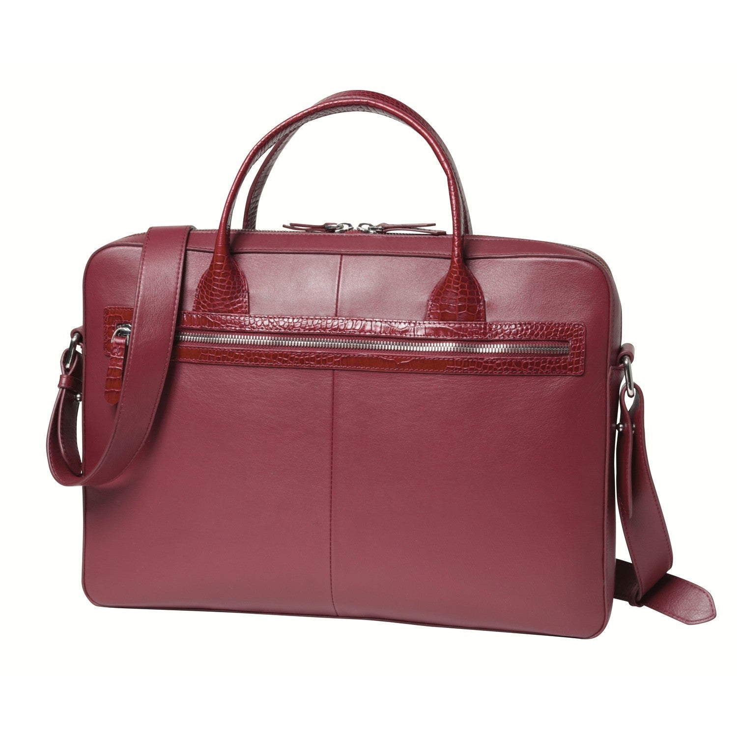Sacoche Mignon Croco Savannah - Rouge - -