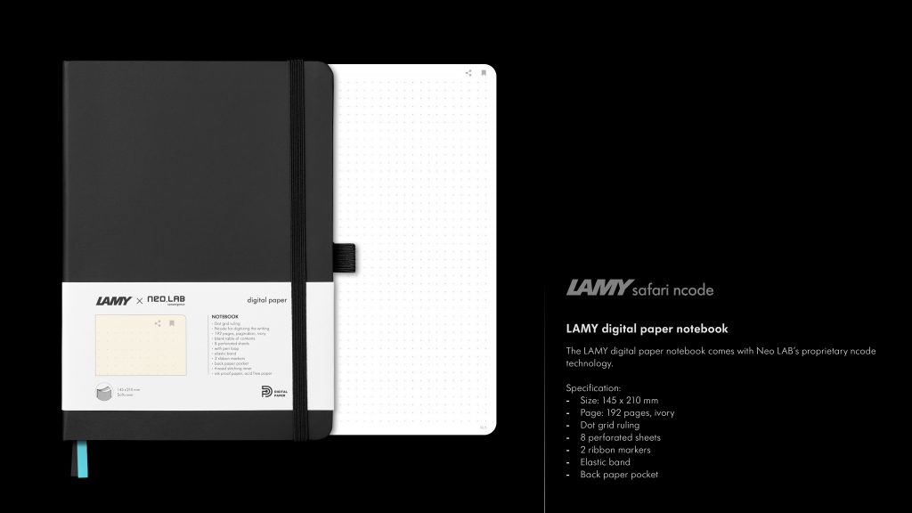 Set LAMY Safari All Black ncode - Smartpen & Carnet numérique - Digital - Black - 4014519744955