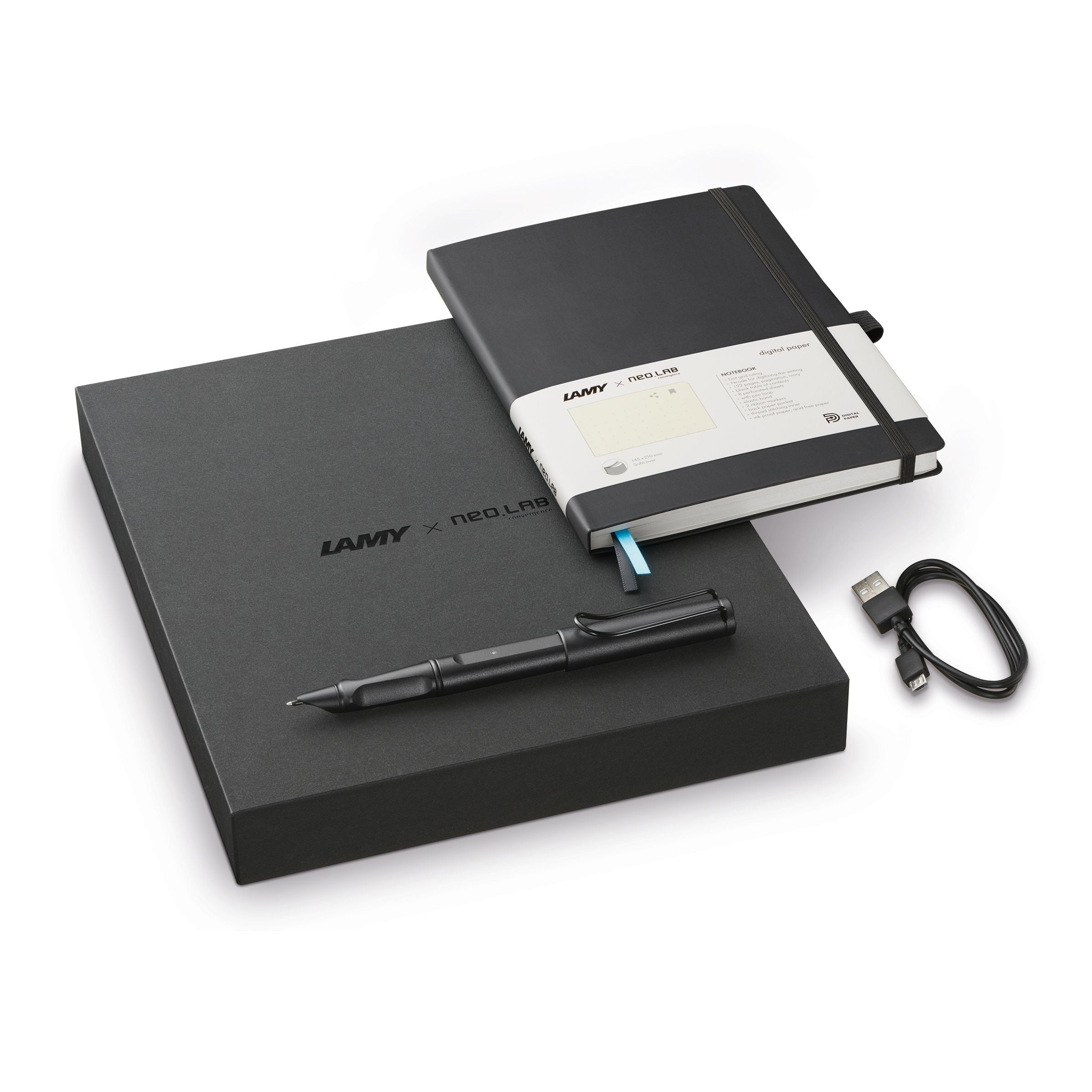 Set LAMY Safari All Black ncode - Smartpen & Carnet numérique - Digital - Black - 4014519744955