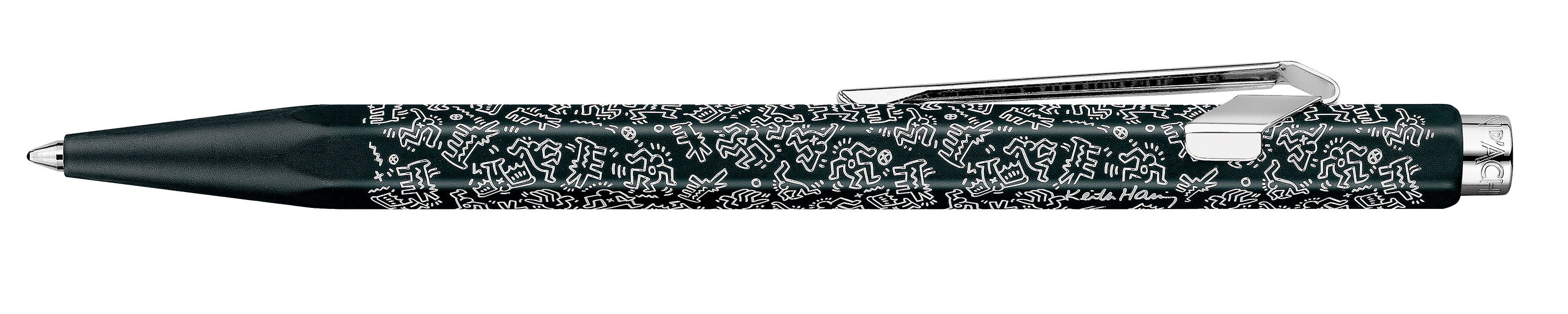Stylo bille CARAN D'ACHE 849 Keith Haring Edition Spéciale - Medium (M) - Noir - 7630002353809