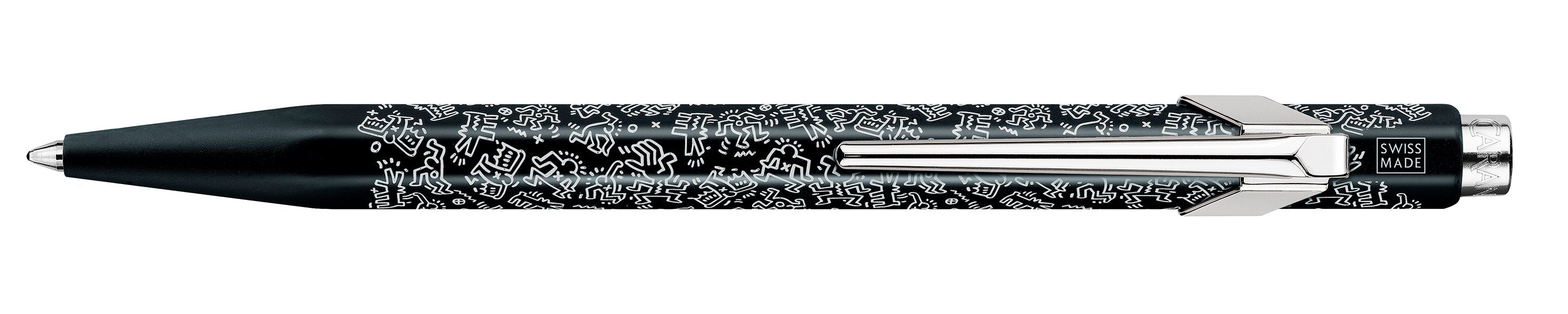 Stylo bille CARAN D'ACHE 849 Keith Haring Edition Spéciale - Medium (M) - Noir - 7630002353809