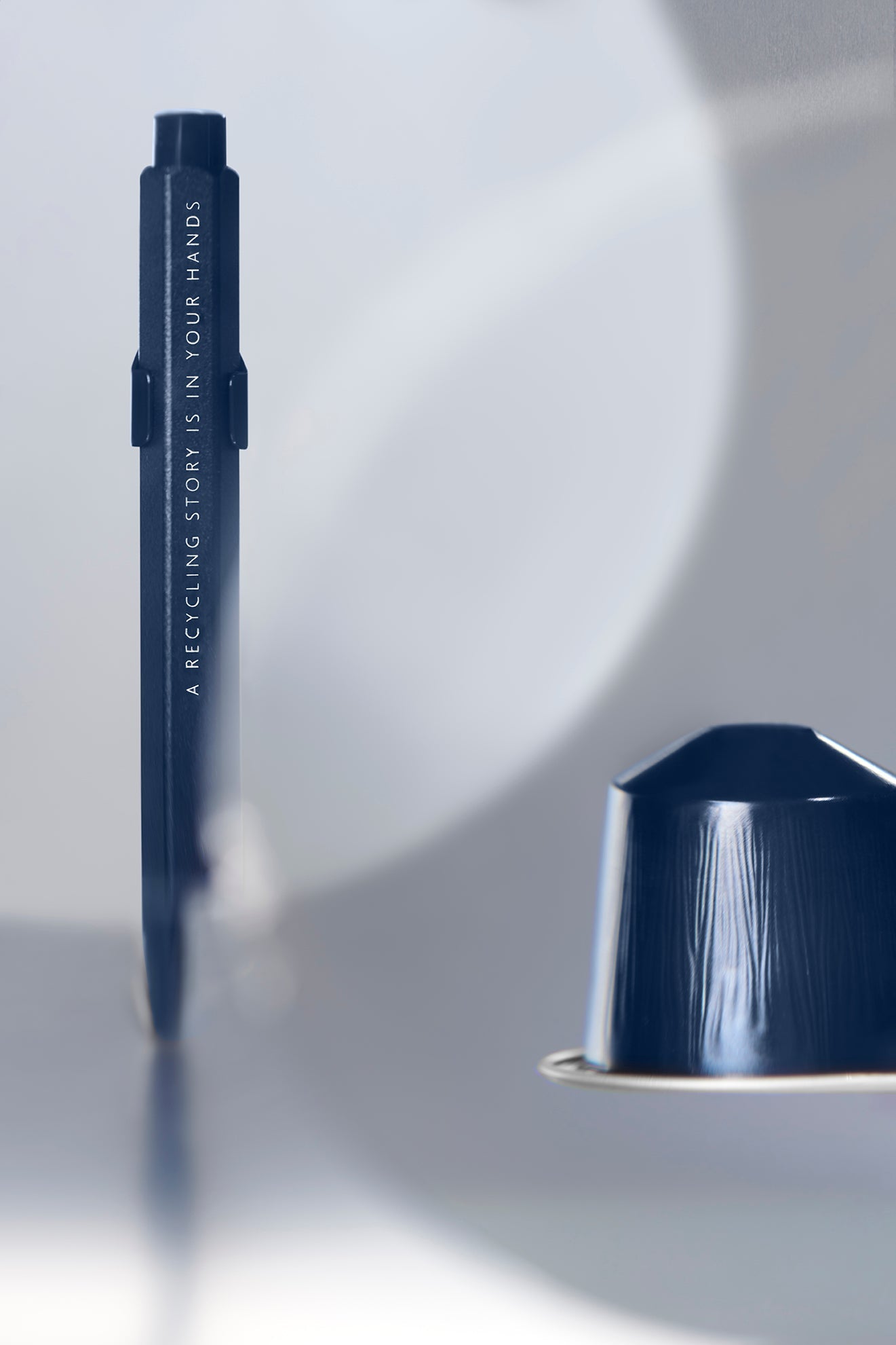 Stylo bille CARAN D'ACHE 849 Nespresso Édition Spéciale 6 - Medium (M) - Bleu nuit - -