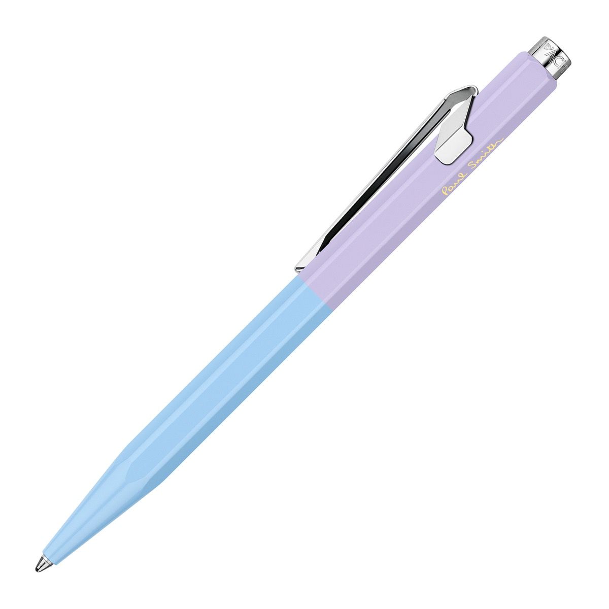 Stylo bille CARAN D'ACHE 849 Paul Smith Édition Spéciale 4 - Medium (M) - Sky Blue & Lavender Purple - 7630002353199