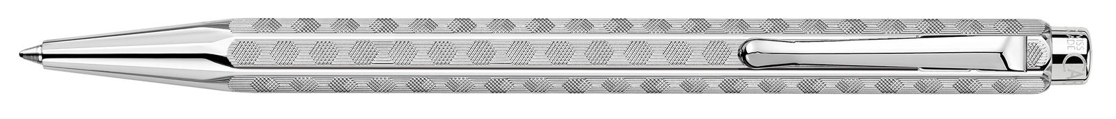 Stylo bille CARAN D'ACHE Ecridor Héritage Platiné - Medium (M) - Argenté - -