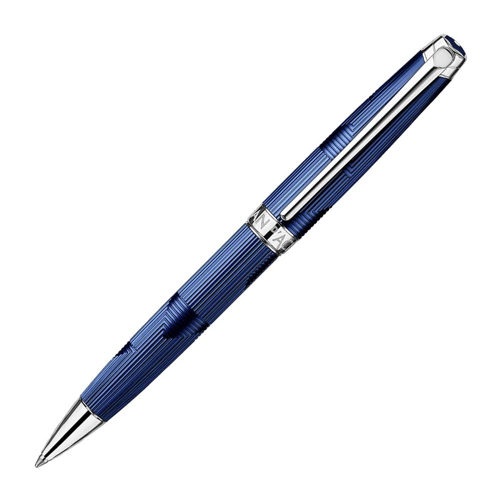 Stylo bille CARAN D'ACHE Léman Bleu Marin - Medium (M) - Bleu marin - -