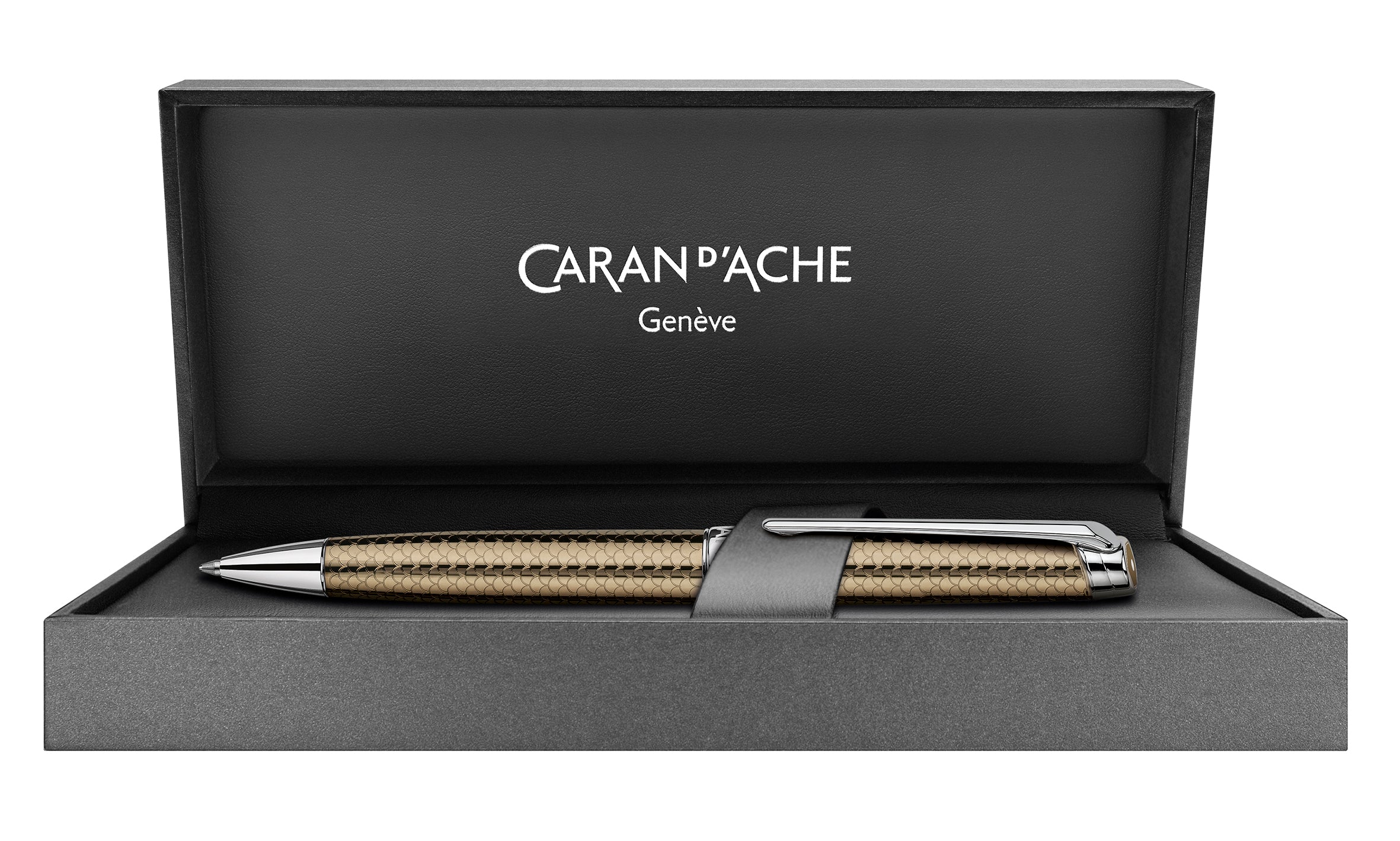 Stylo bille CARAN D'ACHE Léman Caviar - Medium (M) - Caviar - -