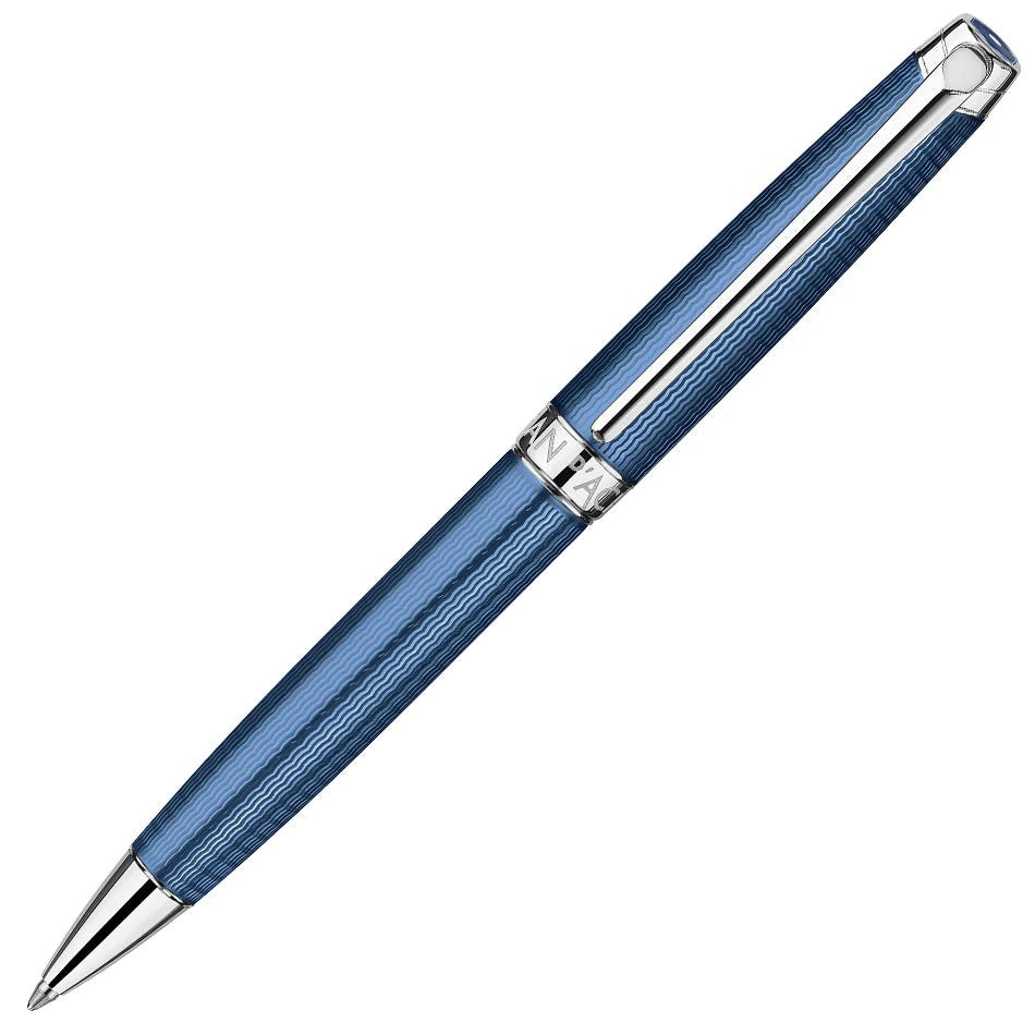 Stylo bille CARAN D'ACHE Léman Grand Bleu - Medium (M) - Grand bleu - -