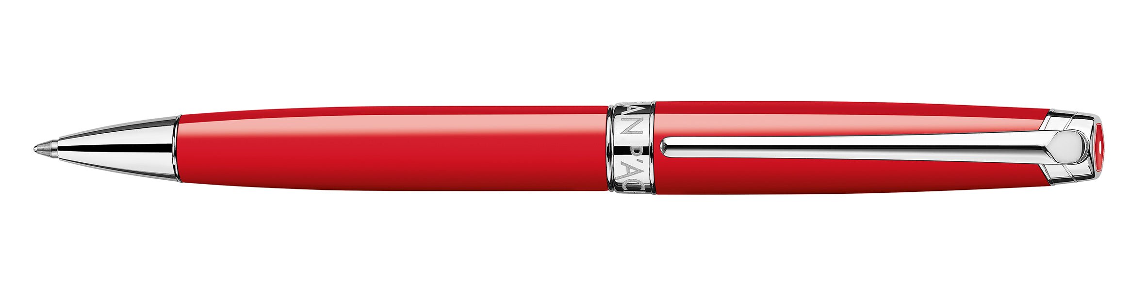 Stylo bille CARAN D'ACHE Léman Rouge Écarlate - Medium (M) - Rouge écarlate - -