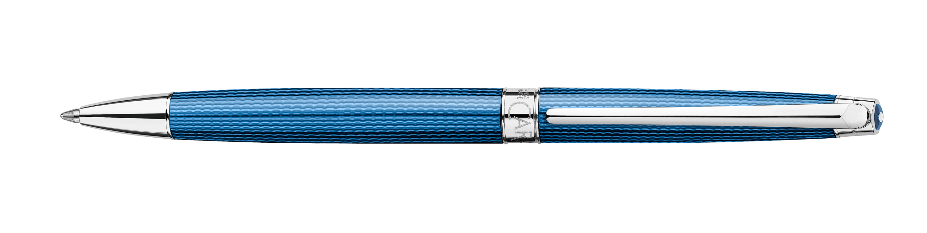 Stylo bille CARAN D'ACHE Léman Slim Grand Bleu - Medium (M) - Grand bleu - -
