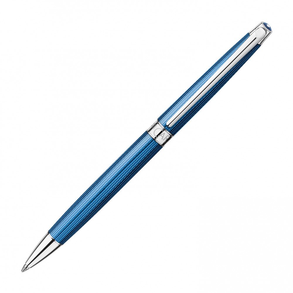 Stylo bille CARAN D'ACHE Léman Slim Grand Bleu - Medium (M) - Grand bleu - 7630002534561