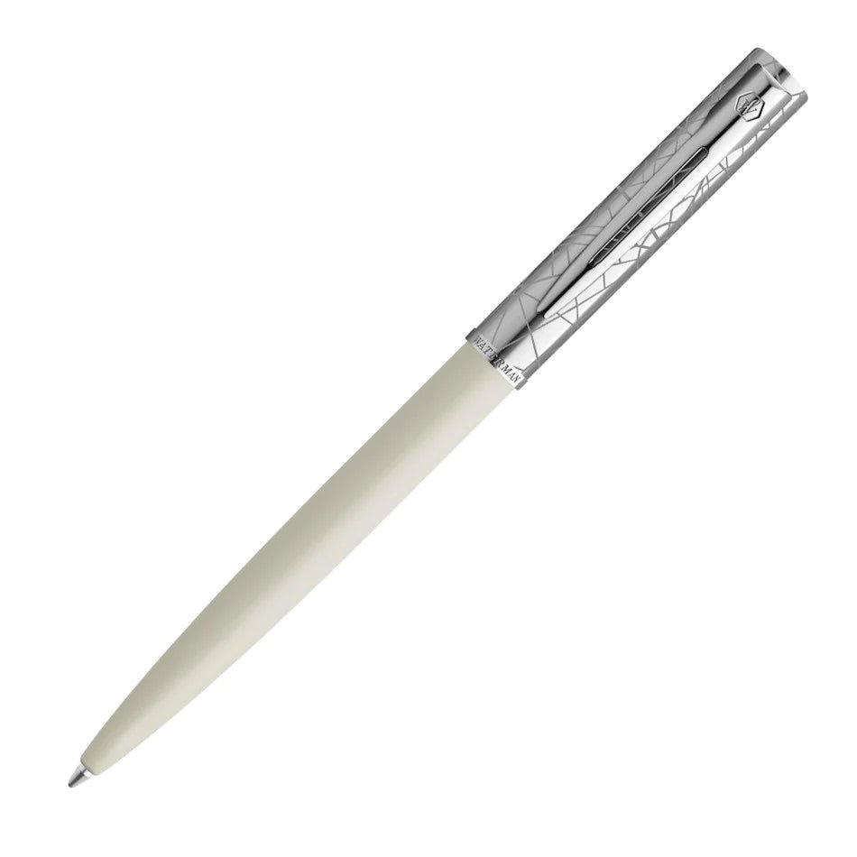 Stylo bille WATERMAN Allure Deluxe - Medium (M) - Laqué Blanc - 3026981745171