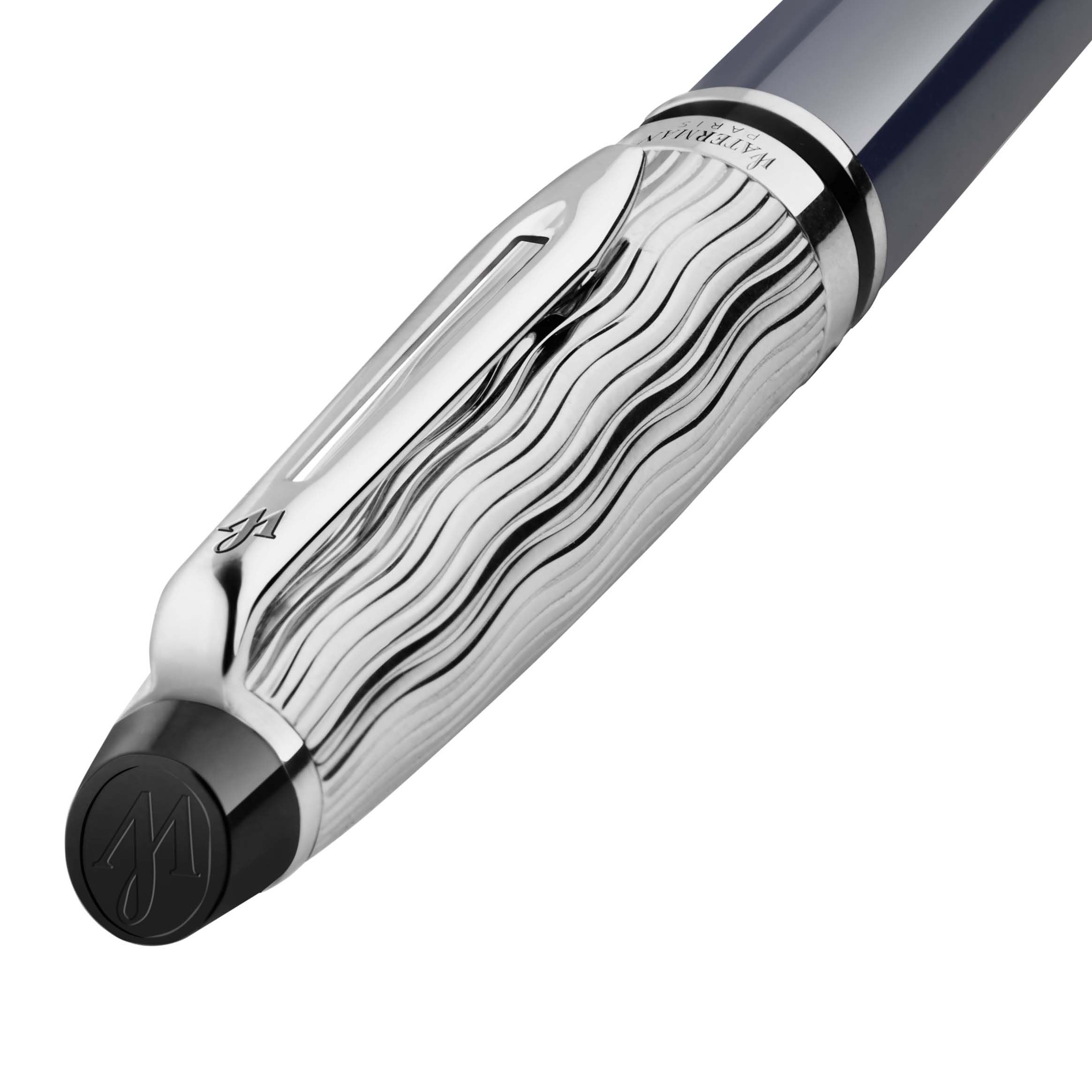 Stylo bille WATERMAN Expert l'Essence du Bleu - Medium (M) - Bleu - 3026981664663
