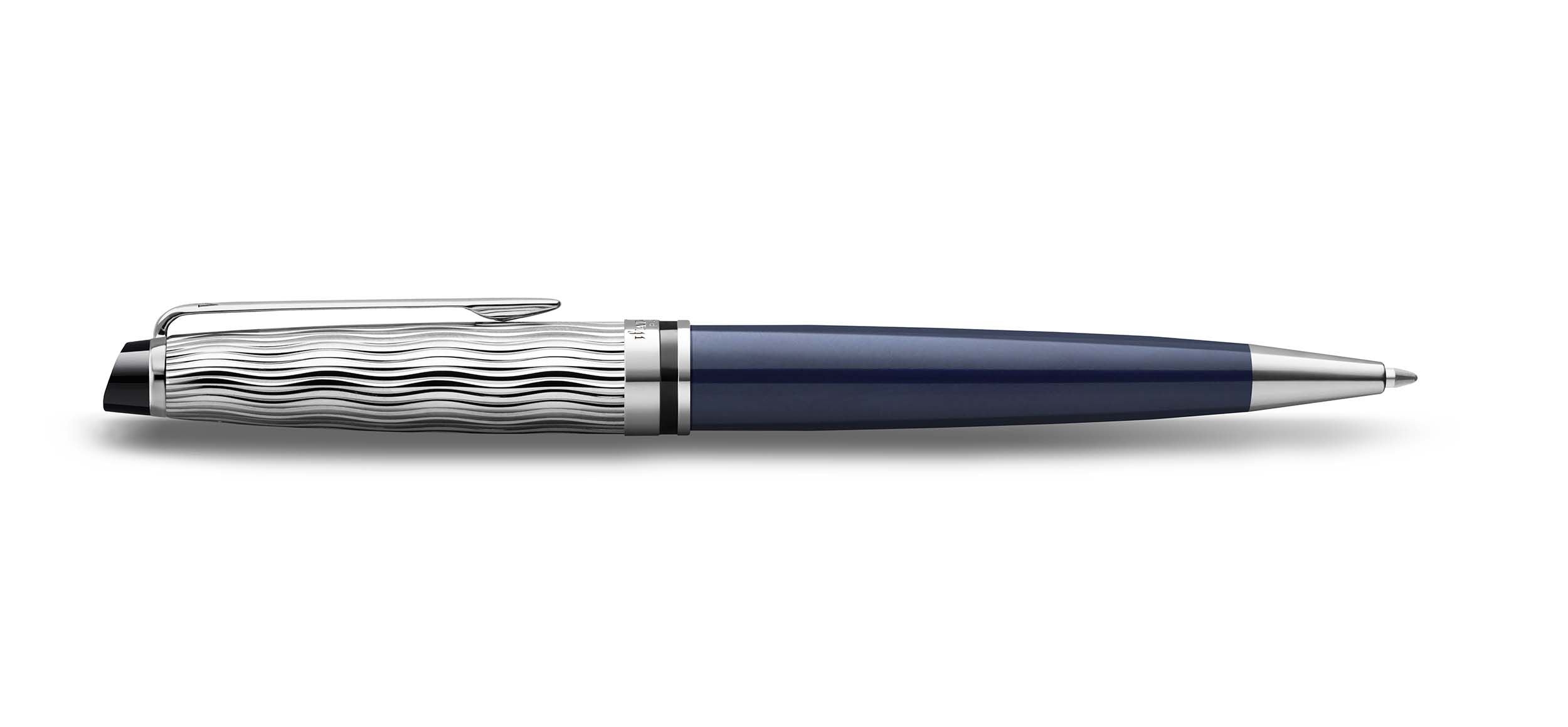 Stylo bille WATERMAN Expert l'Essence du Bleu - Medium (M) - Bleu - 3026981664663