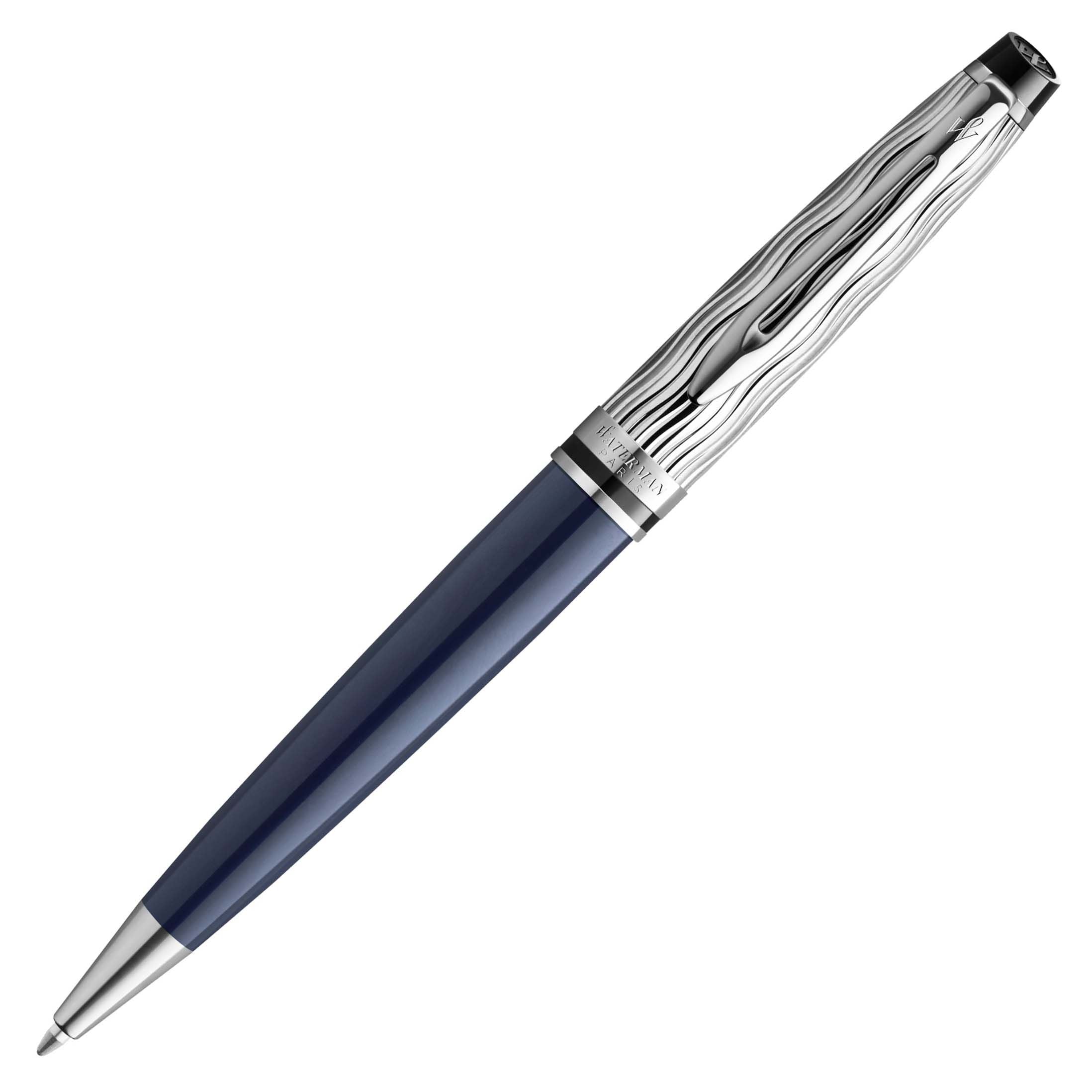 Stylo bille WATERMAN Expert l'Essence du Bleu - Medium (M) - Bleu - 3026981664663