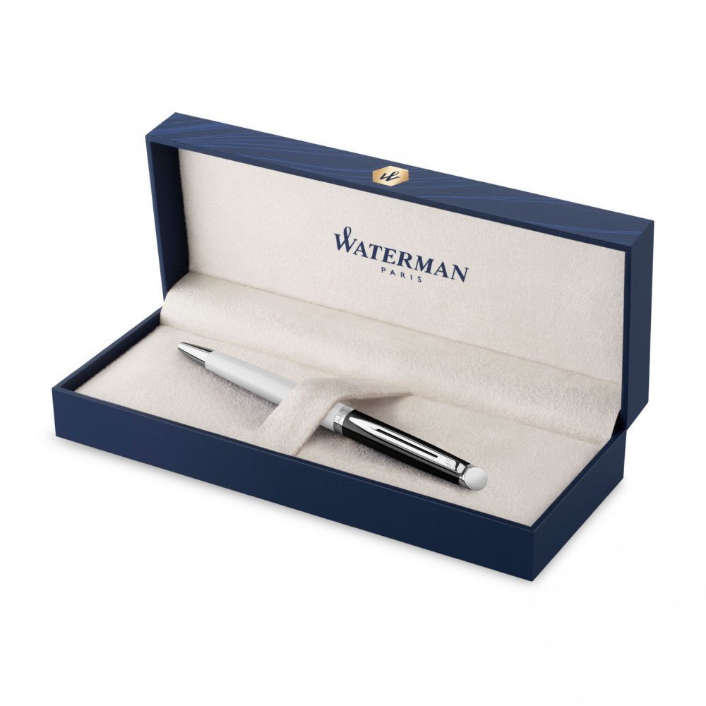 Stylo bille WATERMAN Hémisphère Colour Blocking - Medium (M) - Blanc - -