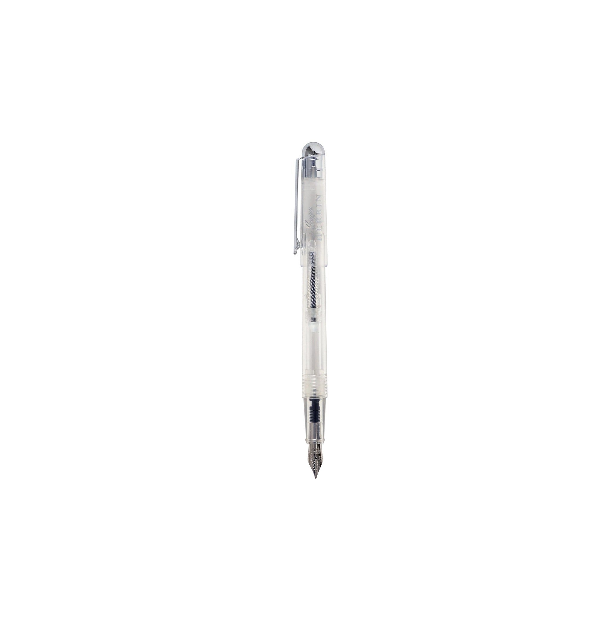 Stylo plume à pompe transparent JACQUES HERBIN - Moyenne (M) - Transparent - 3188550220004