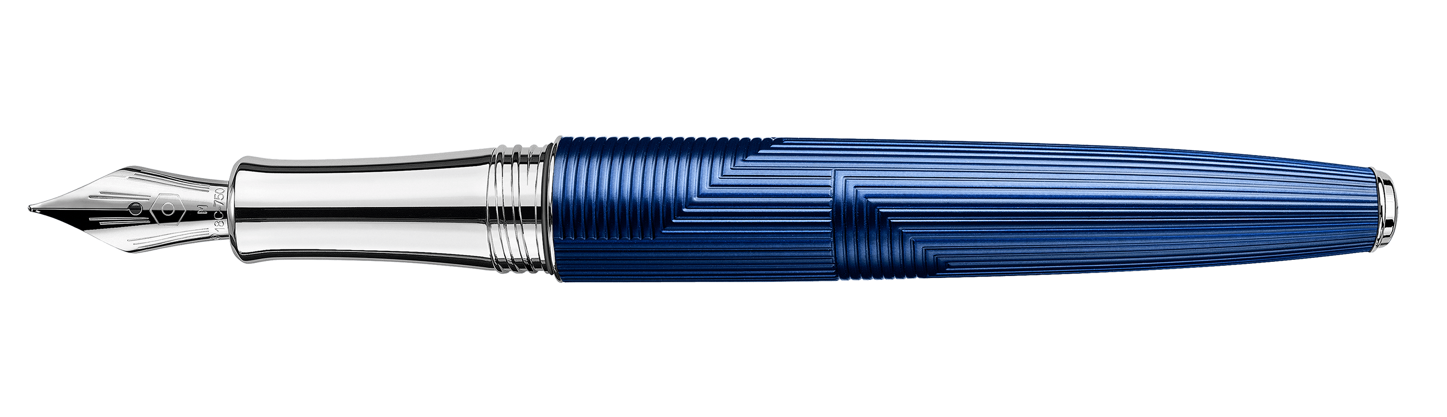 Stylo plume CARAN D'ACHE Léman Bleu Marin - Fine (F) - Bleu marin - -