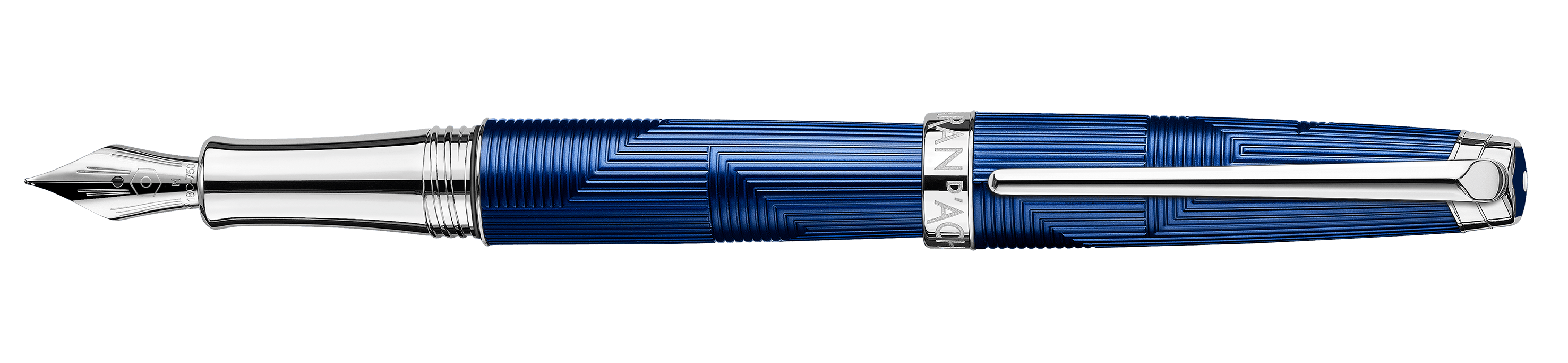 Stylo plume CARAN D'ACHE Léman Bleu Marin - Fine (F) - Bleu marin - -