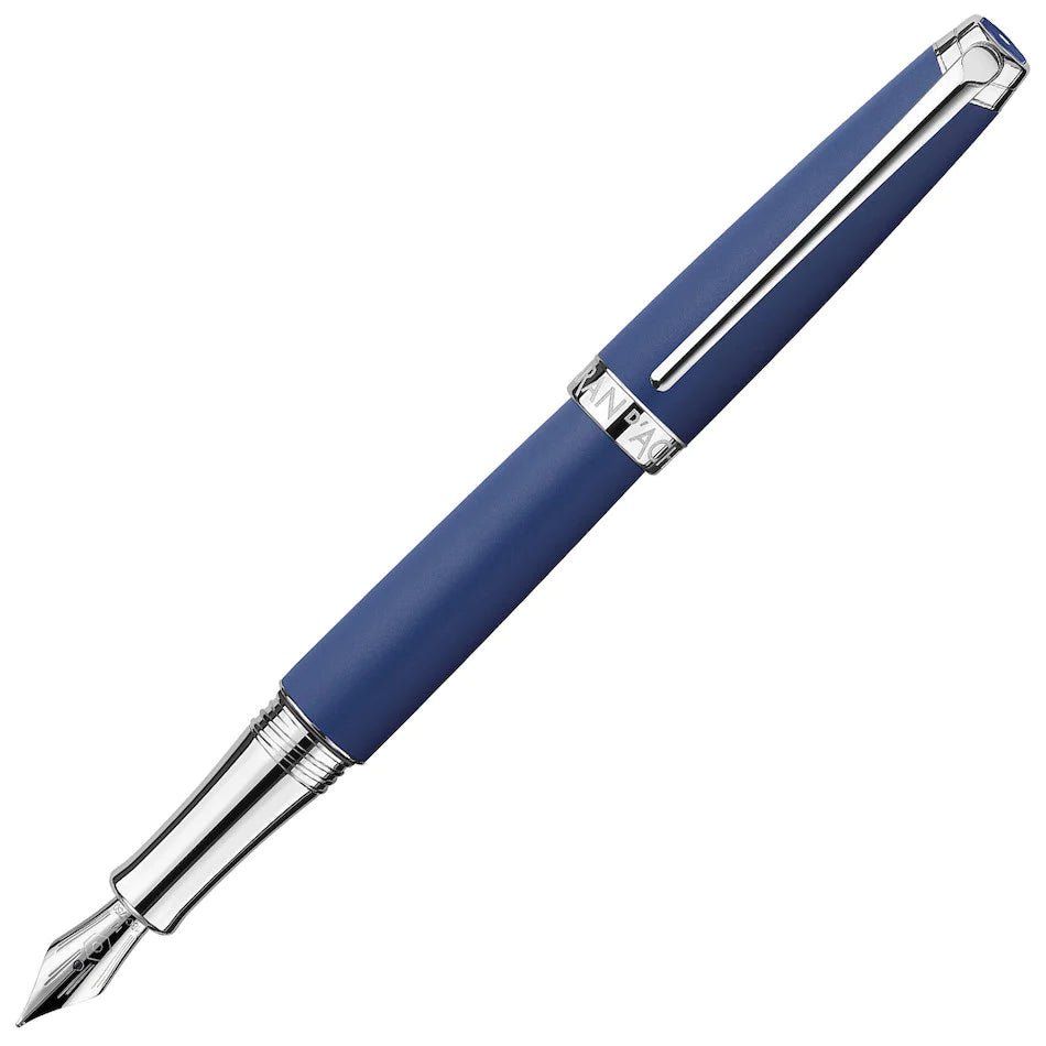 Stylo plume CARAN D'ACHE Léman Bleu Nuit - Fine (F) - Bleu nuit - -