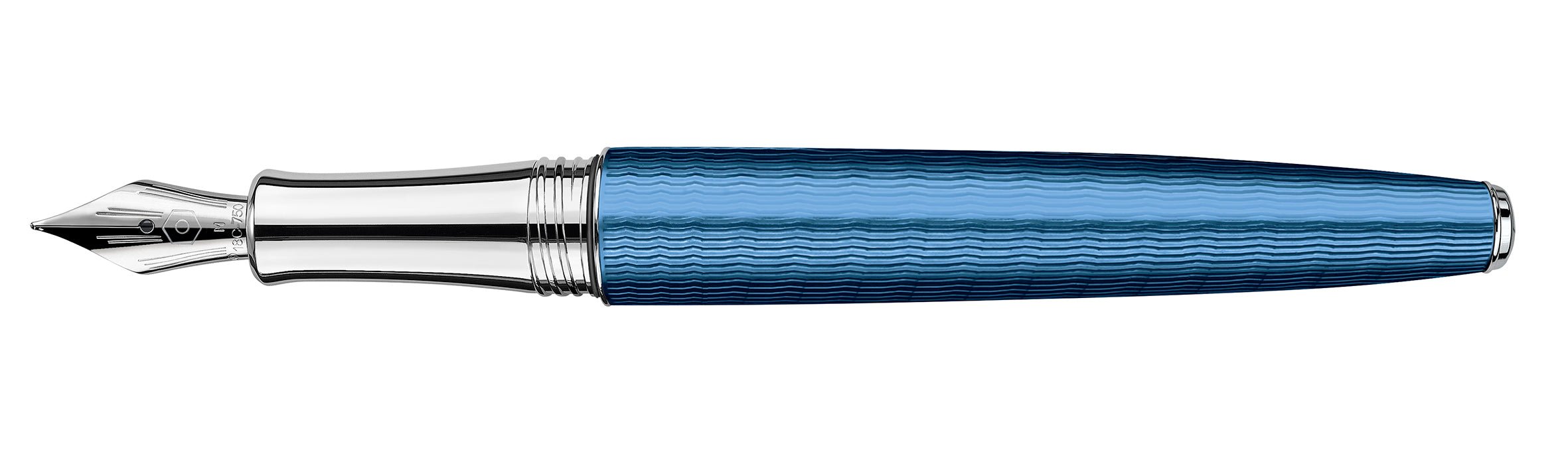 Stylo plume CARAN D'ACHE Léman Grand Bleu - Fine (F) - Grand bleu - -