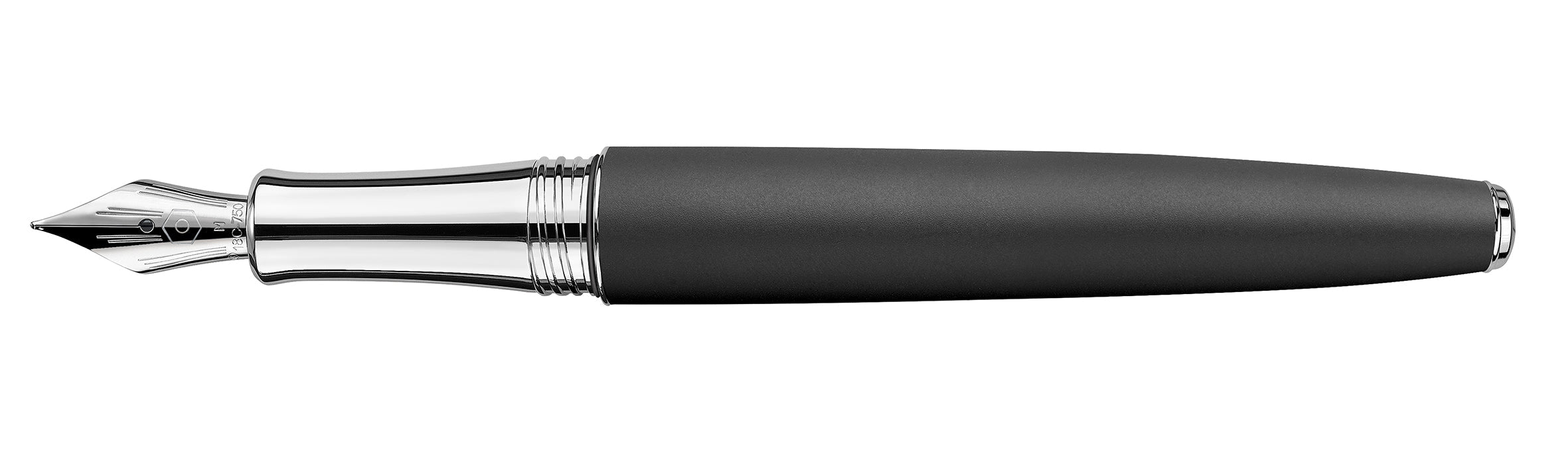 Stylo plume CARAN D'ACHE Léman Noir Mat - Fine (F) - Noir mat - -