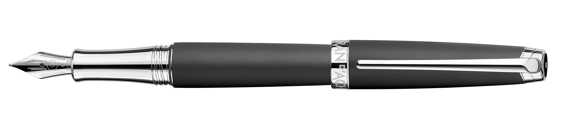 Stylo plume CARAN D'ACHE Léman Noir Mat - Fine (F) - Noir mat - -