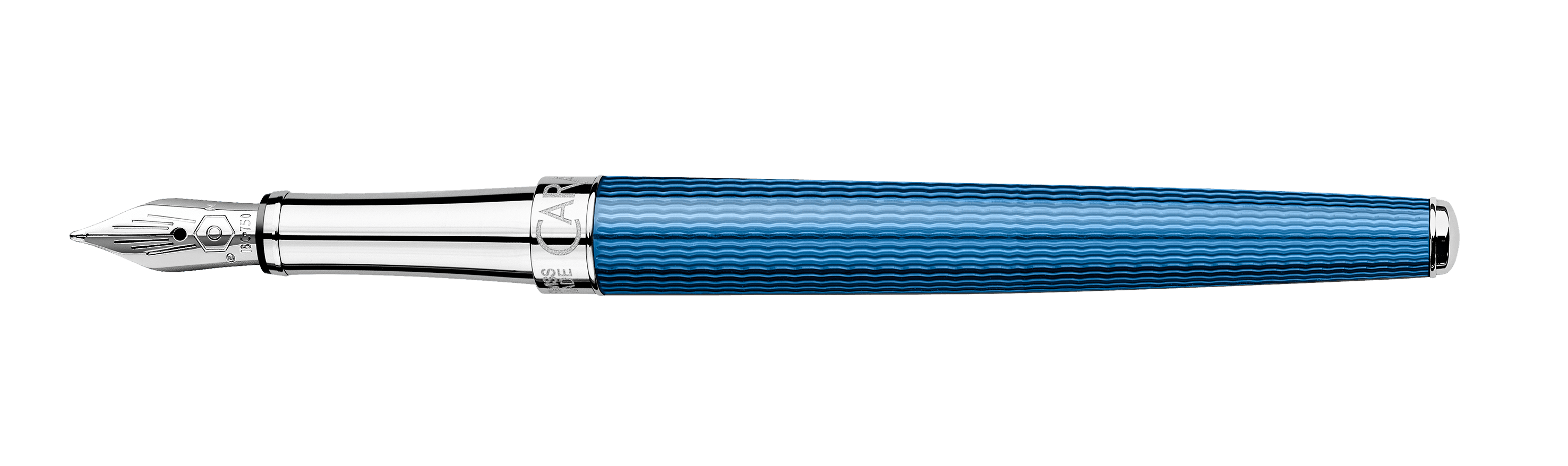 Stylo plume CARAN D'ACHE Léman Slim Grand Bleu - Extra-fine (EF) - Grand Bleu - -