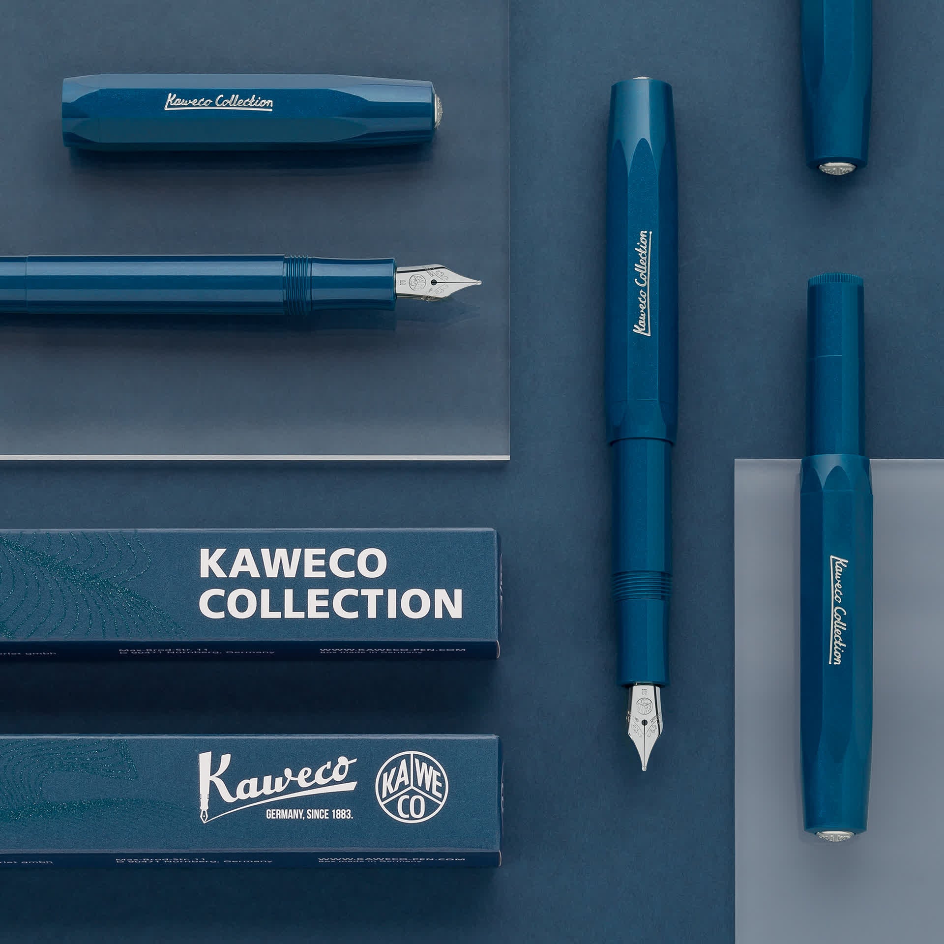 Stylo plume KAWECO Collection Toyama Teal - Extra-fine (EF) - Toyama Teal - 4251734922267