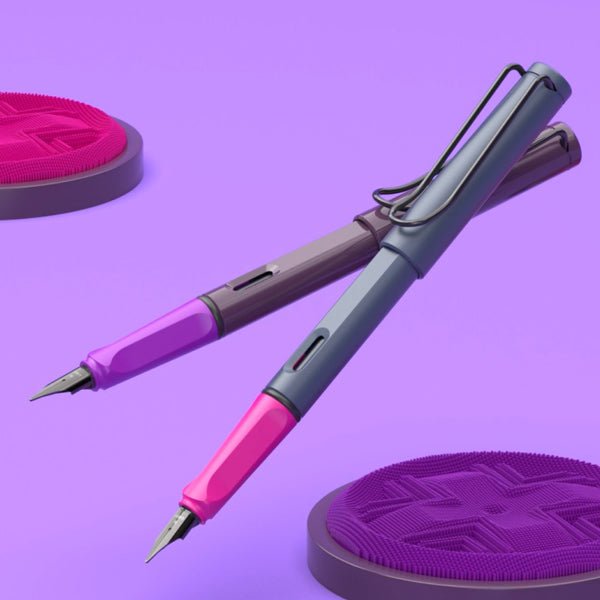 Stylo plume LAMY safari Violet Blackberry & Pink Cliff Édition Spéciale - Extra-fine (EF) - Pink Cliff - -