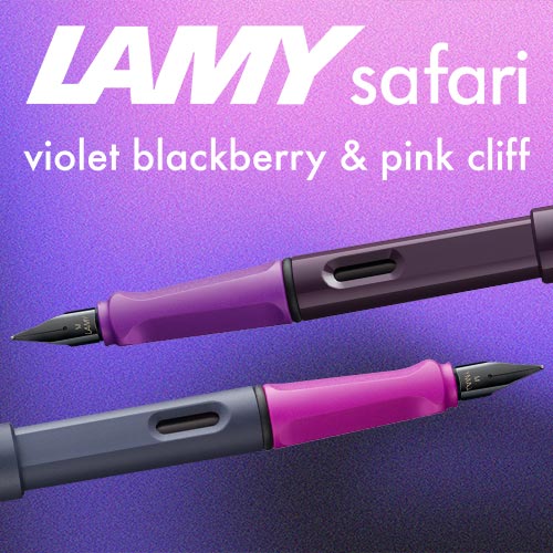 Stylo plume LAMY safari Violet Blackberry & Pink Cliff Édition Spéciale - Extra-fine (EF) - Pink Cliff - -