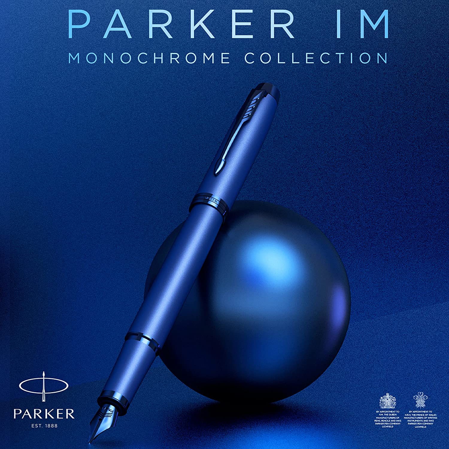 Stylo plume PARKER IM Monochrome - Fine (F) - Bleu - 3026981729638