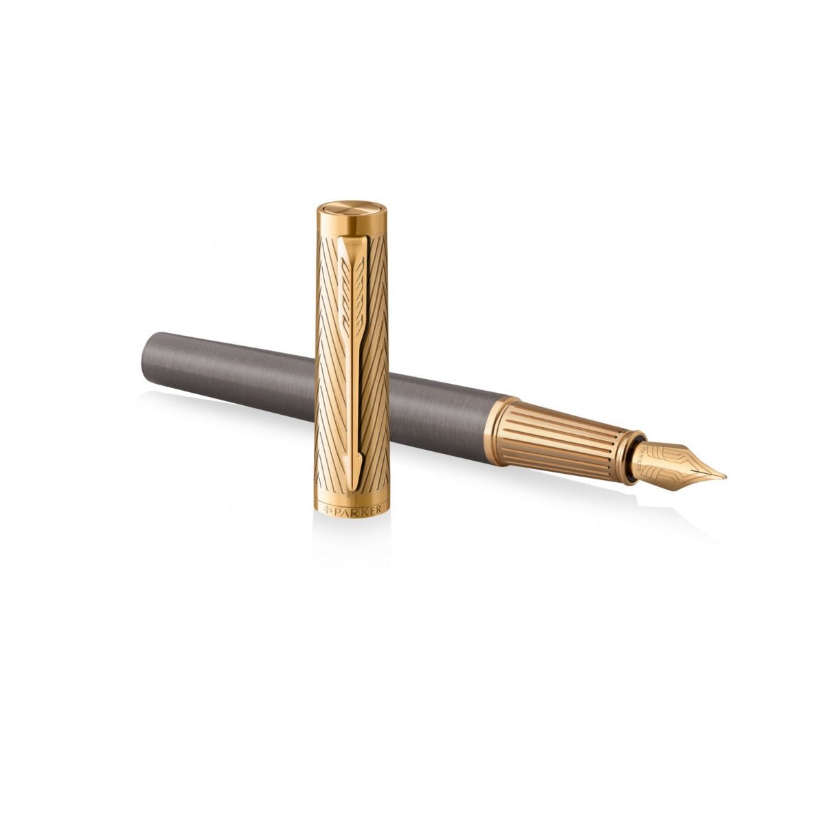 Stylo plume PARKER Ingenuity Pioneers Collection - Fine (F) - Vernis Gris GT - -