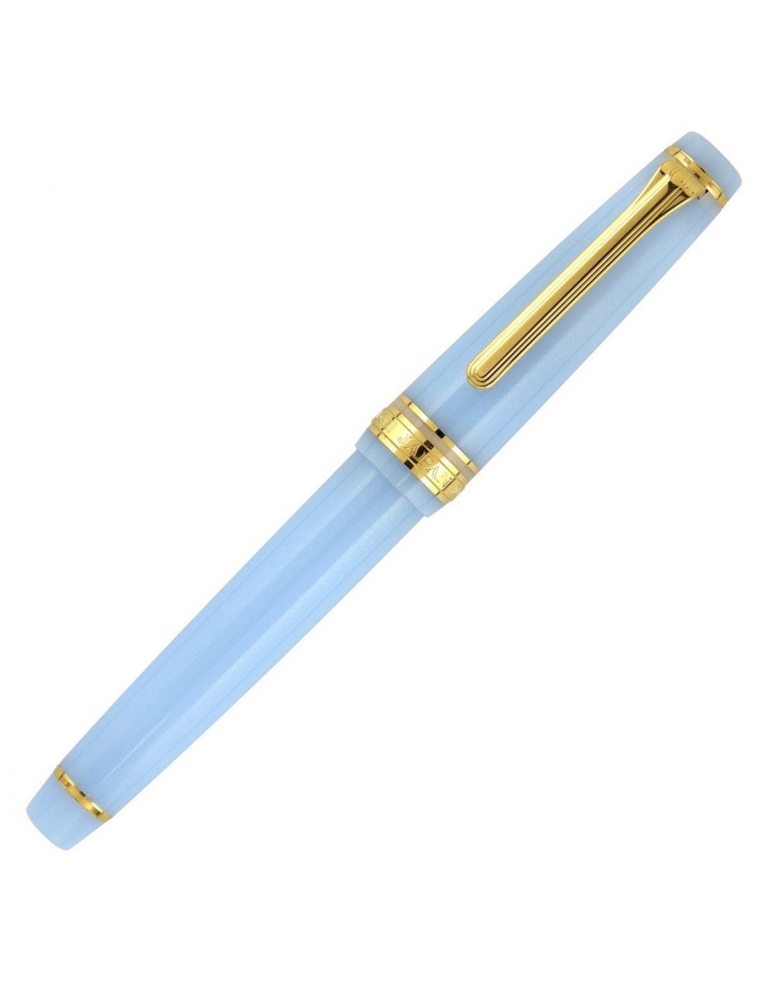 Stylo plume SAILOR Pro Gear Slim Japanese Fairy Tale - Medium-fine (MF) - Grateful Crane Light Blue GT - 4901680149958